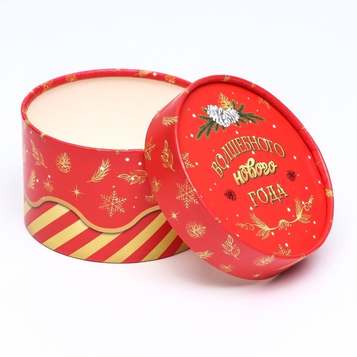 Новый год. Коробка Новый год. Коробка "Волшебного Нового Года" завальцованная без окна 13 х 8,5 см