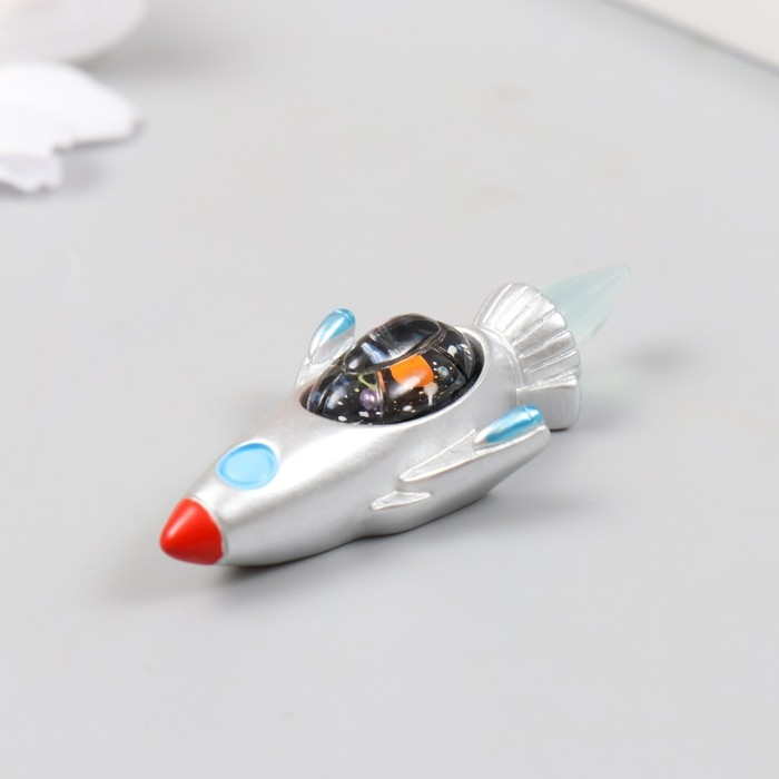 Фигурка для флорариума полистоун Фигурка для флорариума полистоун "Ракета" 2,7х5,6 см