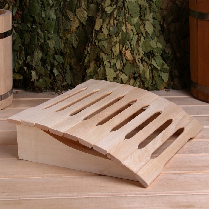 Подголовник из липы, пружинный анатомический (фигурная рейка) 35х31х9,5 см Подголовник из липы, пружинный анатомический (фигурная рейка) 35х31х9,5 см