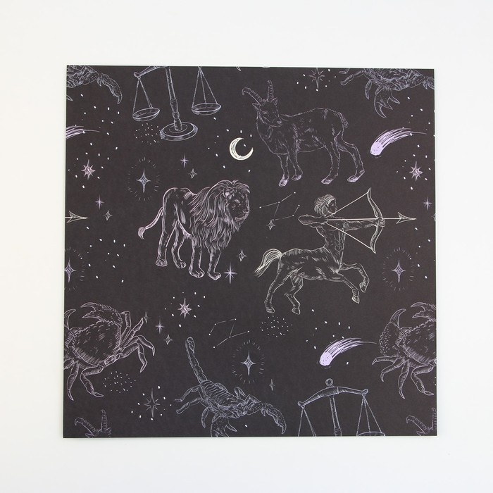 Набор бумаги для скрапбукинга «Космос внутри», 12 листов, 30.5 х 30.5 см, 180 г/м² Набор бумаги для скрапбукинга «Космос внутри», 12 листов, 30.5 х 30.5 см, 180 г/м²