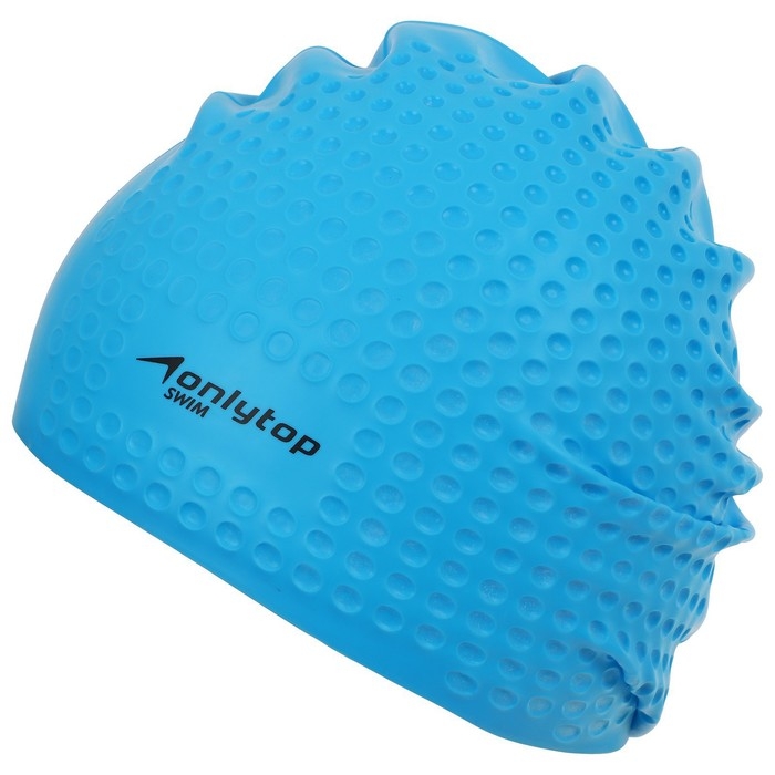 Шапочка для плавания взрослая ONLYTOP Swim, для длинных волос, силиконовая, обхват 54-60 см, цвета МИКС Шапочка для плавания взрослая ONLYTOP Swim, для длинных волос, силиконовая, обхват 54-60 см, цвета МИКС