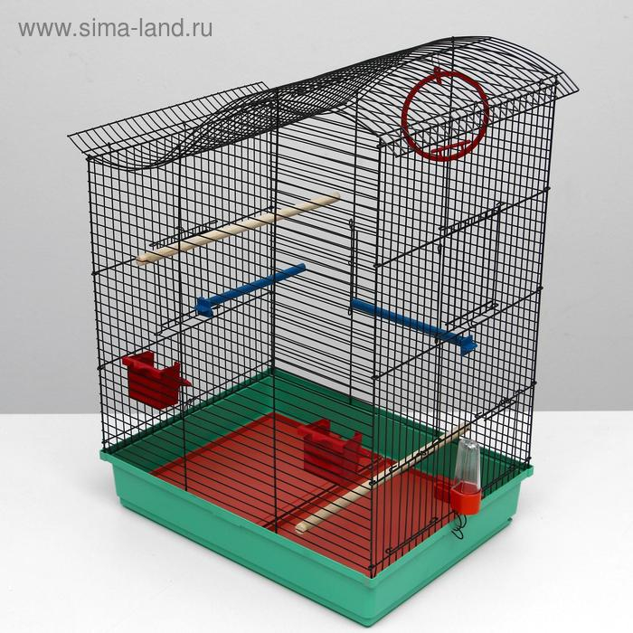 Клетка для попугая Клетка для попугая "Фиона", 4 яруса, 48 х 38 х 65 см, микс цветов