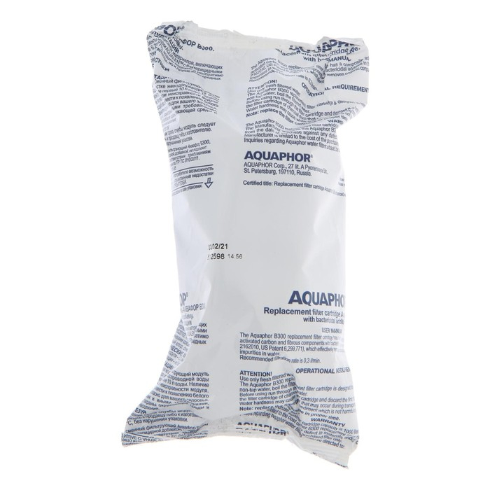 Фильтр-насадка на кран "Аквафор" В300, с бактерицидной добавкой,с универсальным переходником