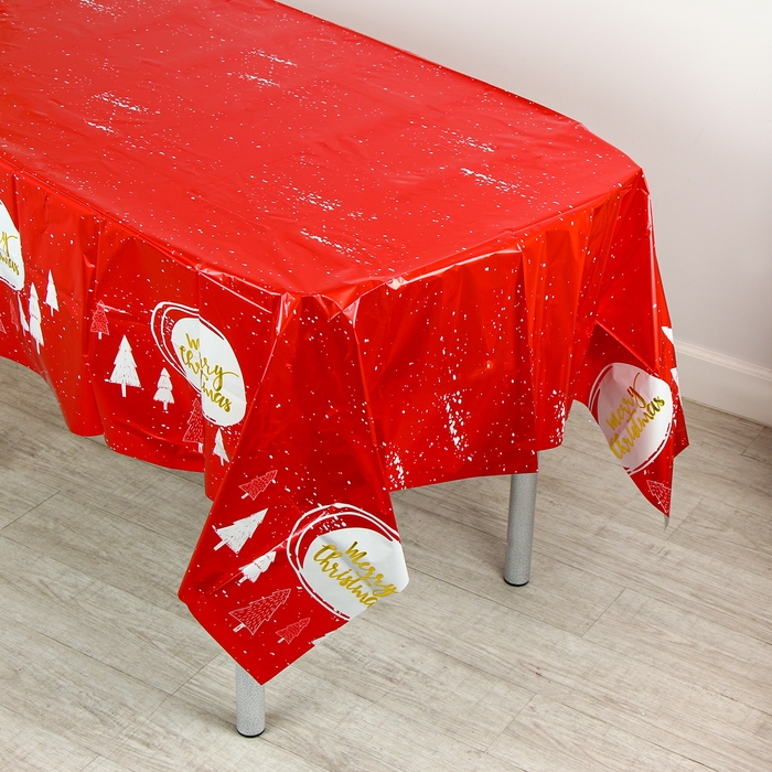 Новый год! Скатерть &laquo;Ёлочки&raquo;, 137 &times; 183 см