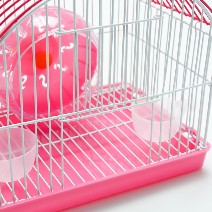 Клетка для грызунов укомплектованная RT-2c, 23 х 16,5 х 20 см, розовая (фасовка 30 шт) Клетка для грызунов укомплектованная RT-2c, 23 х 16,5 х 20 см, розовая (фасовка 30 шт)