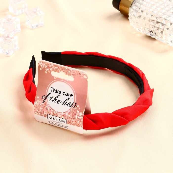 Ободок для волос "Амалия" глянец, 2 см, микс