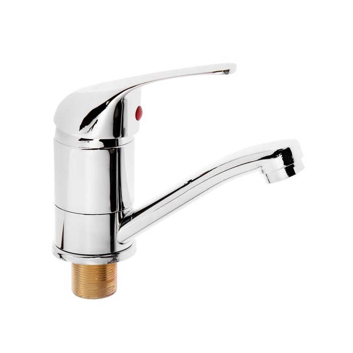 Смеситель для кухни Смеситель для кухни "Эверест" B45-021, однорычажный, короткий излив, хром