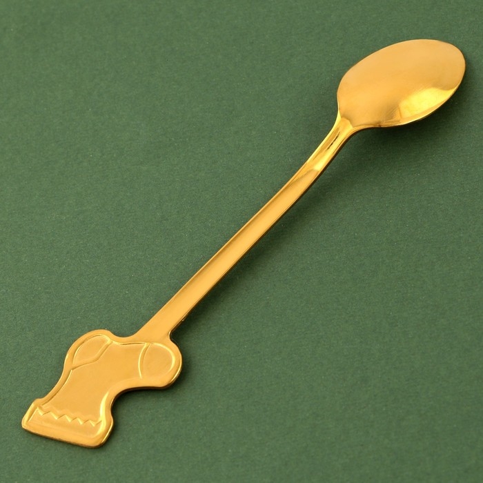 Ложка с формовой ручкой &laquo;С Новым годом!&raquo;, 12,8 х 2,3 см