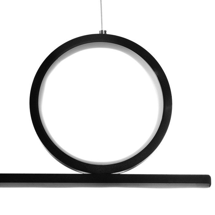 Светильник "Боунд" LED 20Вт 6000К черный 80х100 см