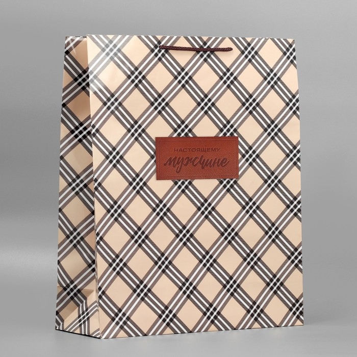 Пакет подарочный ламинированный, упаковка, «Настоящему мужчине», XL, 40 х 49 х 15 см Пакет подарочный ламинированный, упаковка, «Настоящему мужчине», XL, 40 х 49 х 15 см