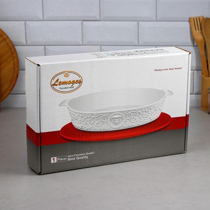 Форма для запекания Veronica, 3 л, фарфор, Иран Форма для запекания Veronica, 3 л, фарфор, Иран