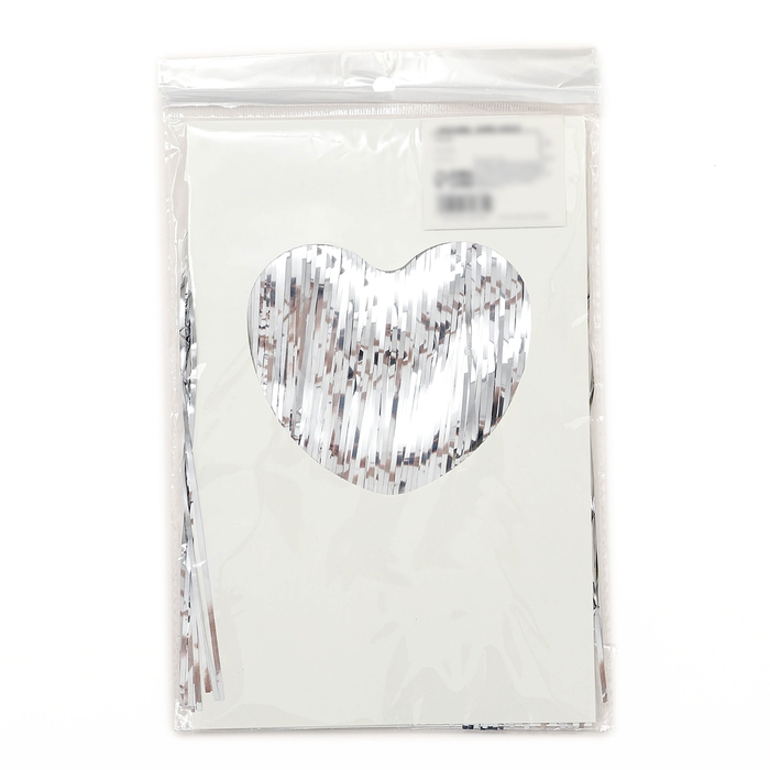 Гирлянда «Дождик» с липкой лентой, 2 метра, цвет серебристый Гирлянда «Дождик» с липкой лентой, 2 метра, цвет серебристый