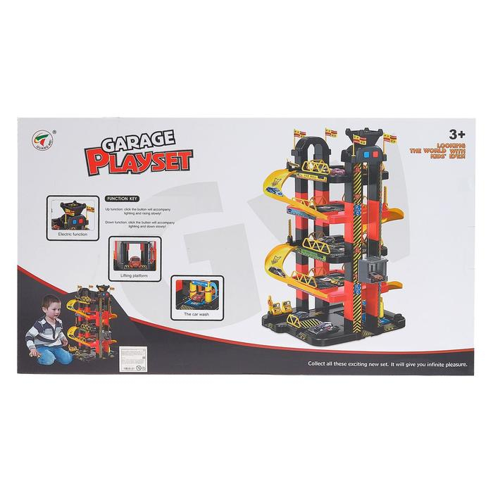 Игровой набор «Мегапарковка», с 10 машинками и электрическим лифтом, работает от батареек Игровой набор «Мегапарковка», с 10 машинками и электрическим лифтом, работает от батареек