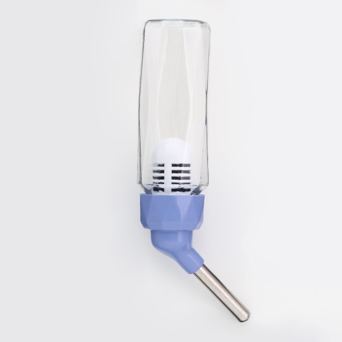 Поилка для грызунов, 80 мл, крепление-пружинка, синяя Поилка для грызунов, 80 мл, крепление-пружинка, синяя