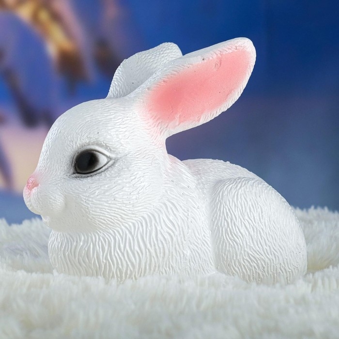 Копилка Копилка "Зайчик" белый, 18х11х15см