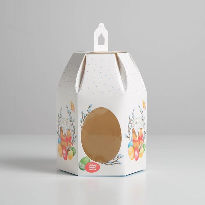 Коробка кондитерская складная, упаковка «Светлая Пасха», 16,5 х 14,5 х 21 см Коробка кондитерская складная, упаковка «Светлая Пасха», 16,5 х 14,5 х 21 см
