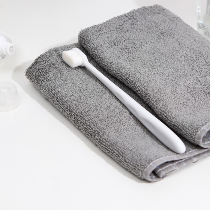 Сверхмягкая зубная щётка, 10000 щетинок, ровная, белая Сверхмягкая зубная щётка, 10000 щетинок, ровная, белая