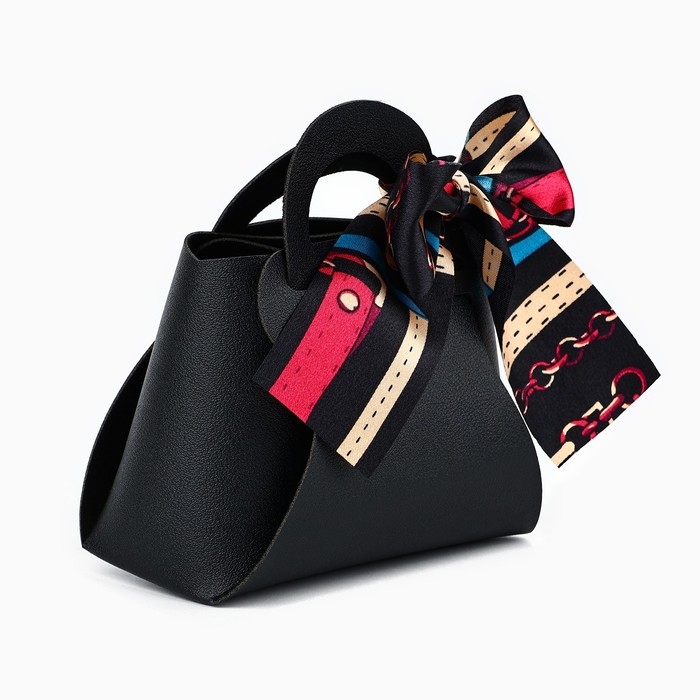 Сумочка подарочная «Чёрная», 12 х 13 х 5.5 см Сумочка подарочная «Чёрная», 12 х 13 х 5.5 см