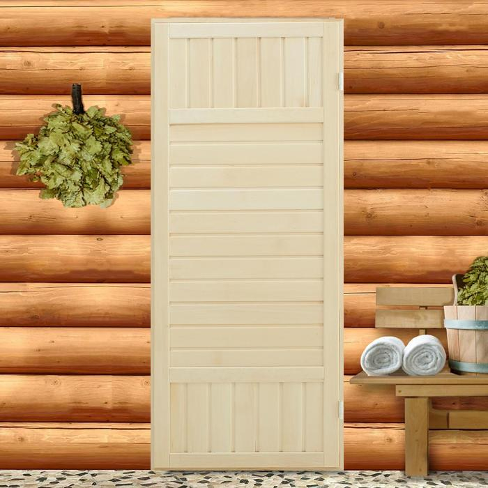 Дверь для бани и сауны сорт Дверь для бани и сауны сорт "ЭКСТРА" ЛИПА 170х70 см