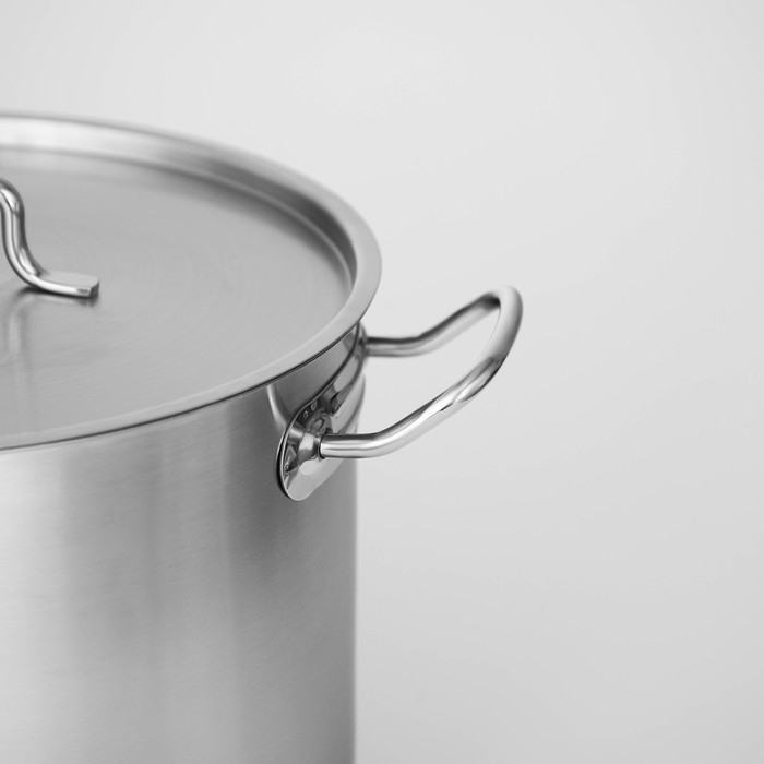 Кастрюля «Общепит», 15 л, d=30 см, h=22 см, капсульное дно, индукция Кастрюля «Общепит», 15 л, d=30 см, h=22 см, капсульное дно, индукция