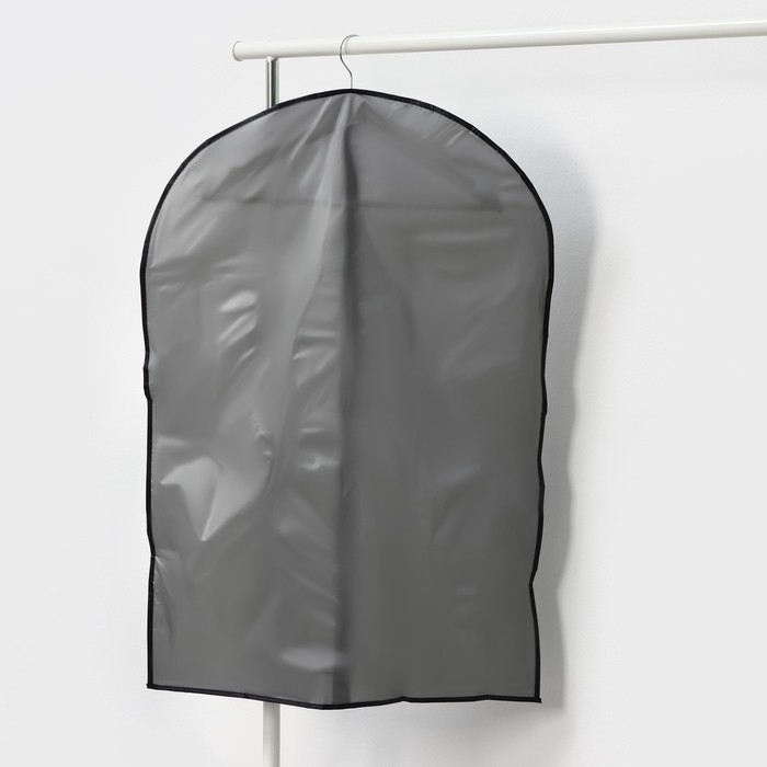Чехол для одежды Доляна, плотный, 60×90 см, цвет серый Чехол для одежды Доляна, плотный, 60×90 см, цвет серый