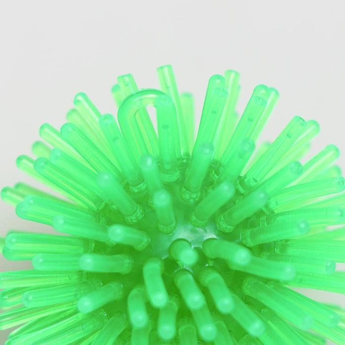 Шарик для кошек игольчатый, мягкий, 5 см, зелёный Шарик для кошек игольчатый, мягкий, 5 см, зелёный