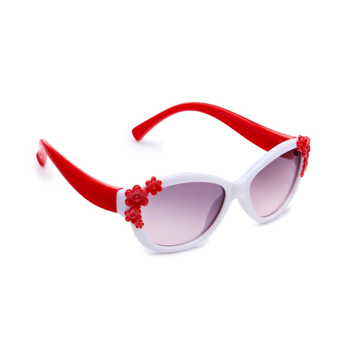 Очки солнцезащитные детские Очки солнцезащитные детские "OneSun", uv 400, 13.3 х 12 х 4 см, линза 3.2 х 4.5 см, микс