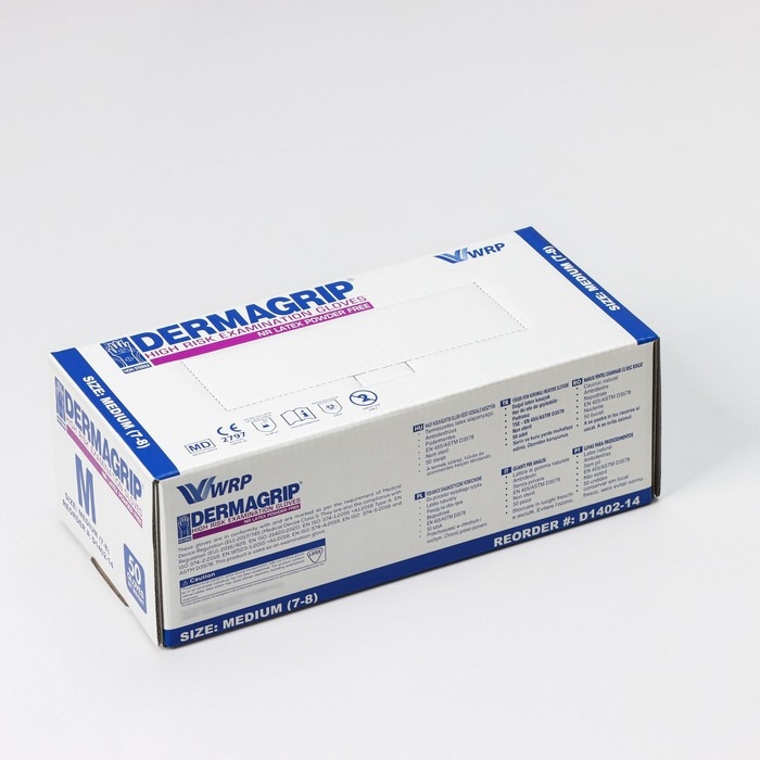 Перчатки латексные неопудренные High Risk, смотровые, нестерильные, текстурированные, размер M, 30 гр, 50 шт/уп (25 пар), цвет голубой Перчатки латексные неопудренные High Risk, смотровые, нестерильные, текстурированные, размер M, 30 гр, 50 шт/уп (25 пар), цвет голубой