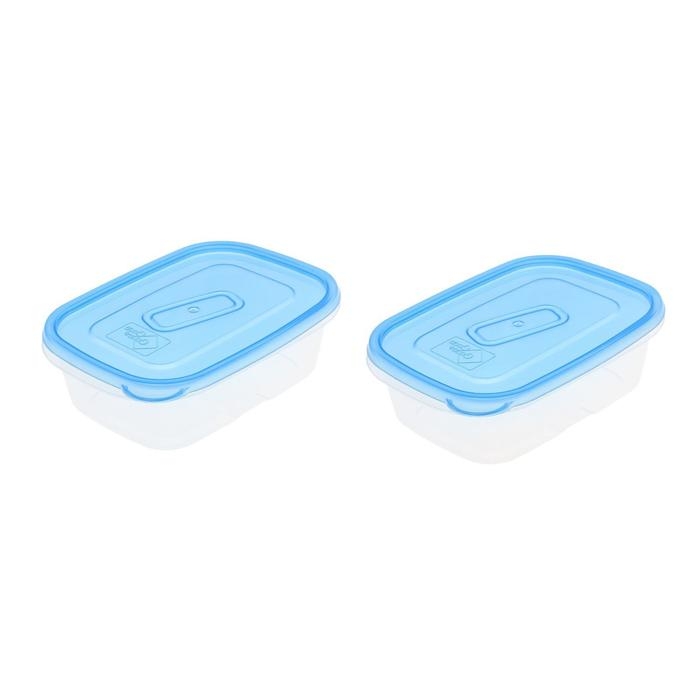 Набор контейнеров пищевых Good & Good, 450 мл, 2 шт, цвет МИКС Набор контейнеров пищевых Good & Good, 450 мл, 2 шт, цвет МИКС