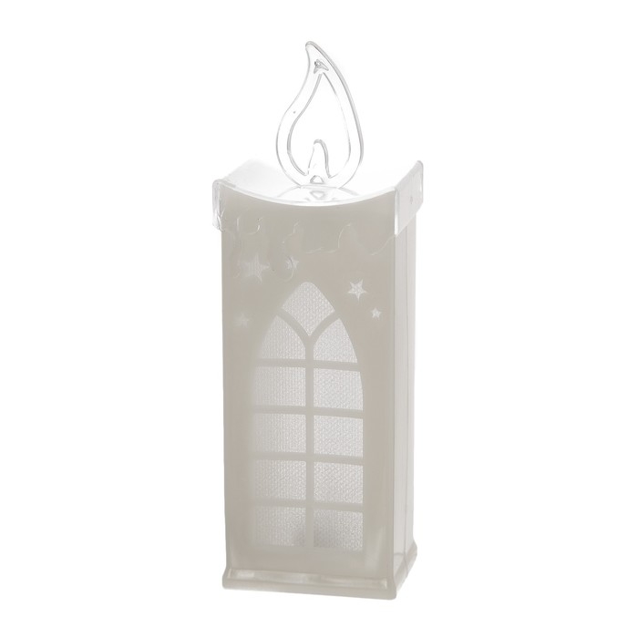 Ночник Ночник "Снежный домик" LED от батареек 3хLR1130 белый 5х4х16 см RISALUX