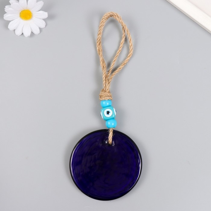 Подвеска от сглаза "Цветок мехенди" 9х1,5х13 см