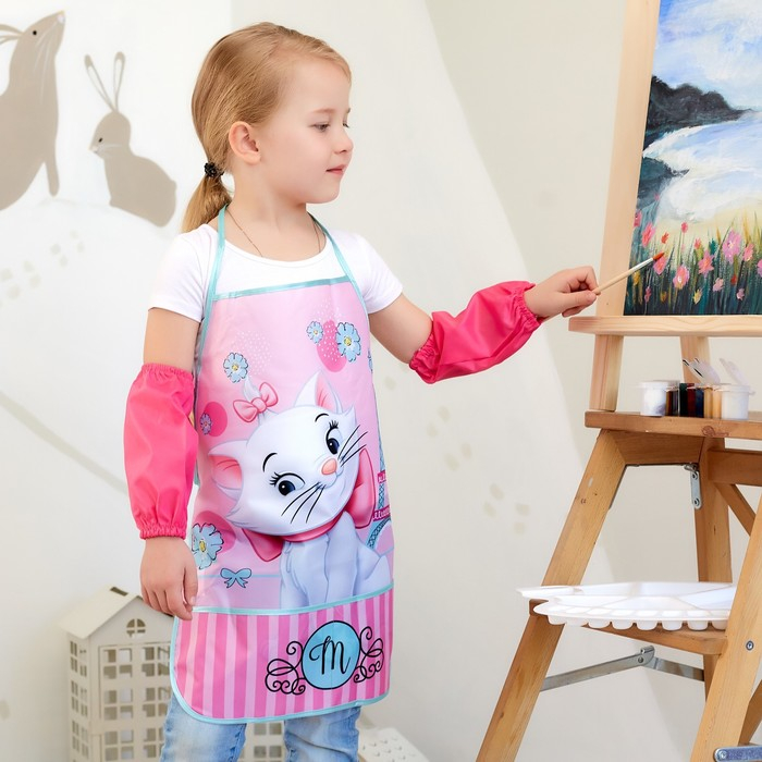 Фартук с нарукавниками детский Фартук с нарукавниками детский "Paris", Коты аристократы, 49х39 см