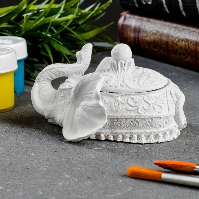 Шкатулка Шкатулка "Слон" 9,5 х 7,5 х 5,5 см