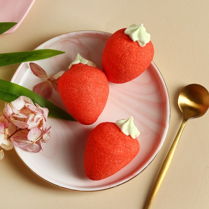 Маршмеллоу в форме клубники &laquo;Только для тебя&raquo;, 55 г.