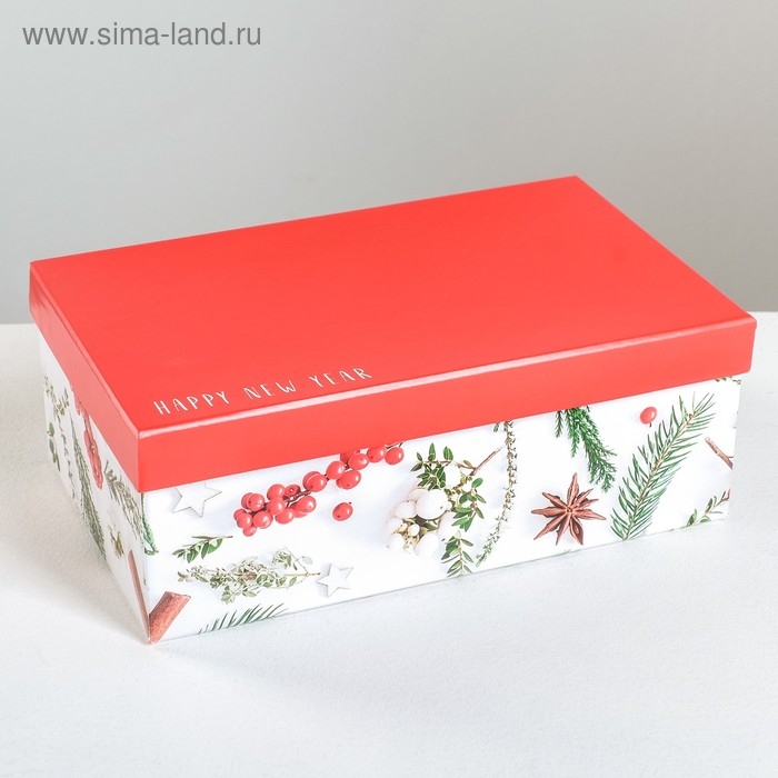 Набор подарочных коробок 6в1 «Стильный», 20 х 12,5 х 7,5 - 32,5 х 20 х 12,5 см , Новый год