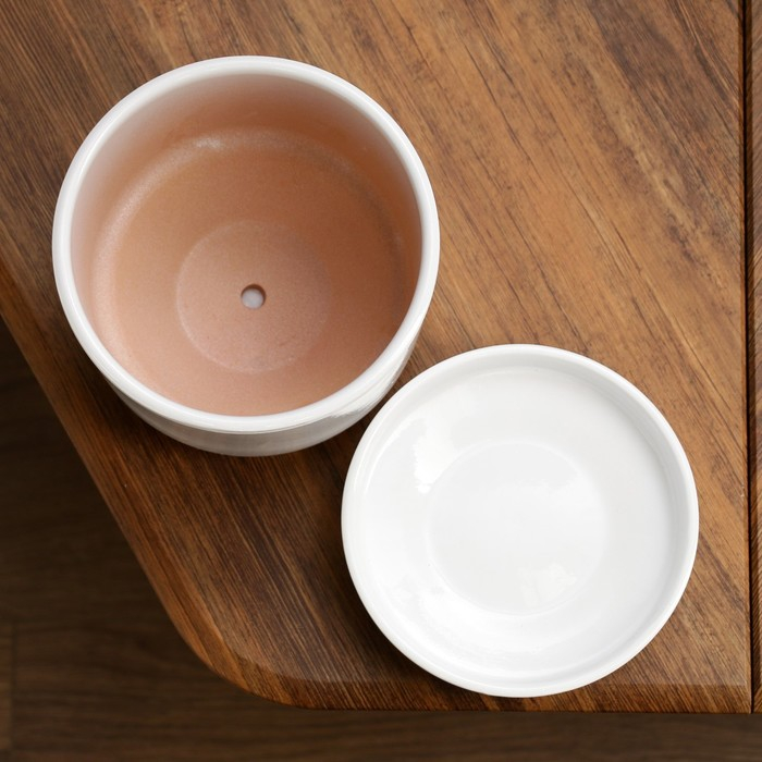 Горшок цветочный  Горшок цветочный "Афродита белый" 1,7 л