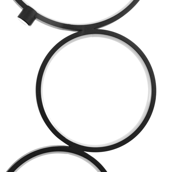 Торшер 16662/1BK LED 45Вт черный 30х30х115 см