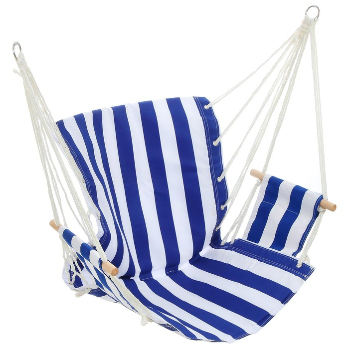 Гамак-кресло maclay, подвесное, 57 х 45 х 50, цвет МИКС Гамак-кресло maclay, подвесное, 57 х 45 х 50, цвет МИКС