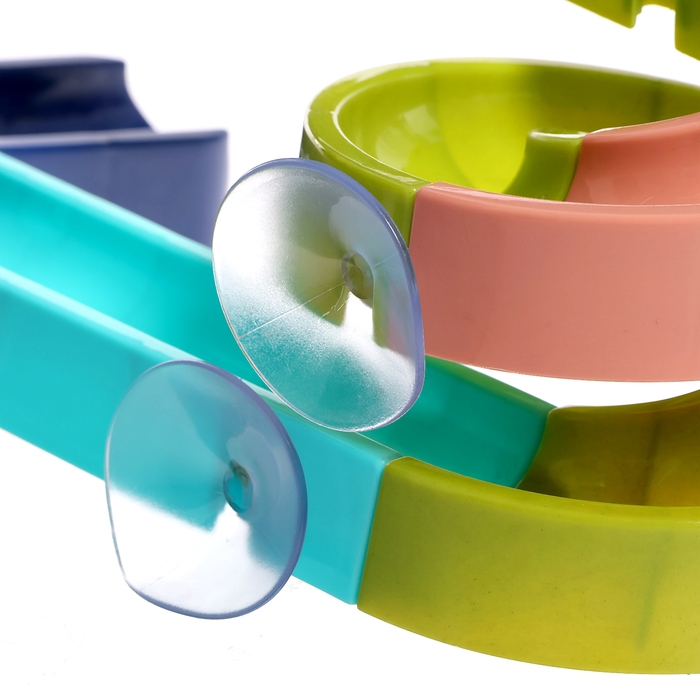 Трек для игры в ванной «Утиная горка», на присосках, крепится на стену Трек для игры в ванной «Утиная горка», на присосках, крепится на стену