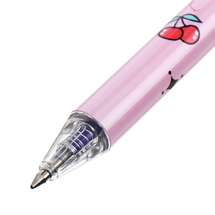 Ручка гелевая автомат Ручка гелевая автомат "Милашки", стираемые чернила, чернила синие, МИКС