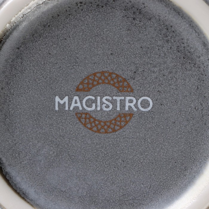 Соусник фарфоровый Magistro Urban, 70 мл, d=6,7 см, цвет серый Соусник фарфоровый Magistro Urban, 70 мл, d=6,7 см, цвет серый