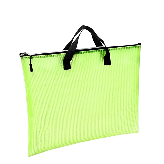 Папка для чертежей и рисунков A3, 420 х 330 х 20 мм, ПВХ, молния сверху, deVENTE Armour, салатовая Папка для чертежей и рисунков A3, 420 х 330 х 20 мм, ПВХ, молния сверху, deVENTE Armour, салатовая