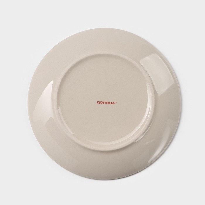 Тарелка десертная керамическая Доляна «Бутон», d=19 см, цвет жёлтый Тарелка десертная керамическая Доляна «Бутон», d=19 см, цвет жёлтый