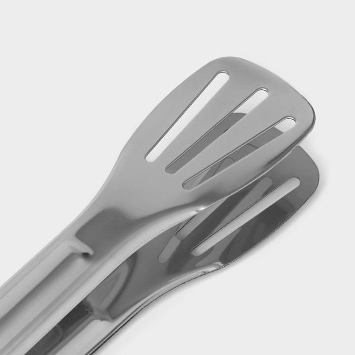 Щипцы кухонные Доляна «Лопатка», 304 сталь, 33,5 см, цвет серебристый Щипцы кухонные Доляна «Лопатка», 304 сталь, 33,5 см, цвет серебристый