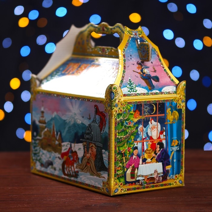 Новый год. Подарочная коробка Новый год. Подарочная коробка "Что за прелесть эти Сказки!" 21,2 х 12,3 х 22,6 см.