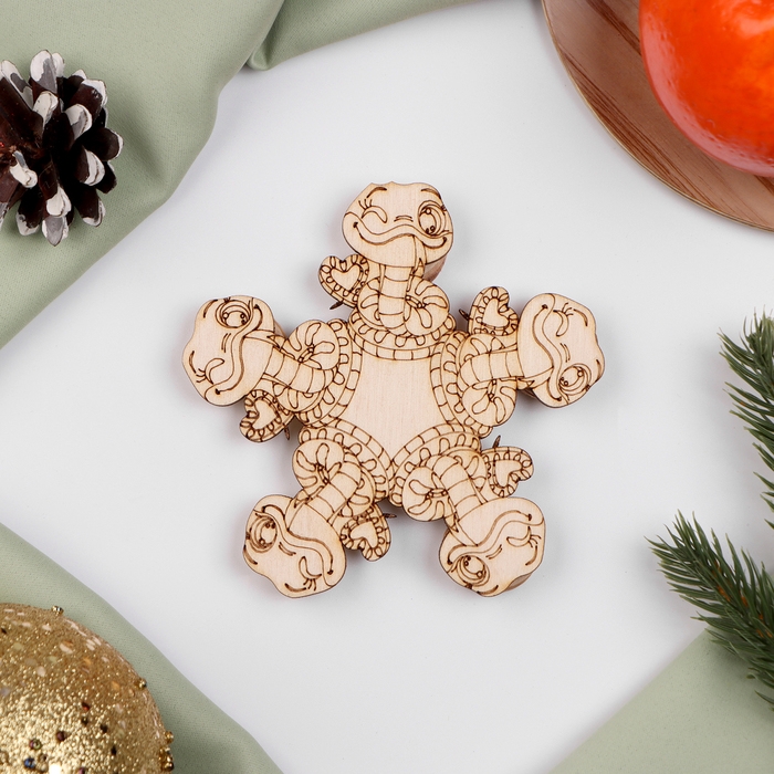 Новый год. Подставка с символом года под горячее «К деньгам», D=11 см, можжевельник Новый год. Подставка с символом года под горячее «К деньгам», D=11 см, можжевельник