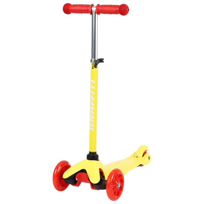 Самокат GRAFFITI, колёса световые PU 110/75 мм, ABEC 7 Самокат GRAFFITI, колёса световые PU 110/75 мм, ABEC 7