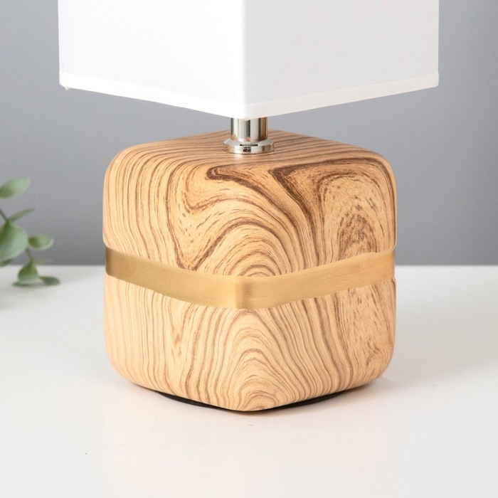 Настольная лампа Настольная лампа "Оливия" Е14 40Вт 12,5х12,5х30 см RISALUX