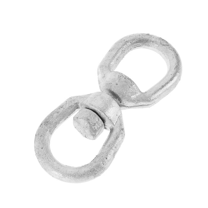 Вертлюг петля-петля ТУНДРА krep, 10 мм, оцинкованный Вертлюг петля-петля ТУНДРА krep, 10 мм, оцинкованный