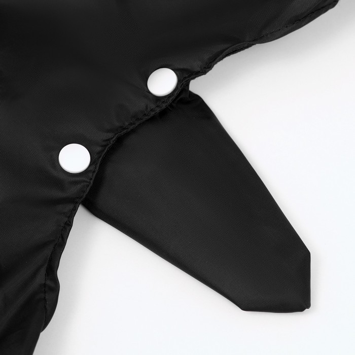 Комбинезон для собак, демисезонный с чехлами на лапы, размер М (ДС 40, Ог 32), чёрный Комбинезон для собак, демисезонный с чехлами на лапы, размер М (ДС 40, Ог 32), чёрный